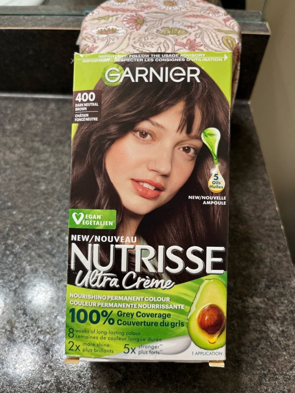 Garnier Nutrisse Ultra Crème Hair Color - Dark Neutral Brown (400)